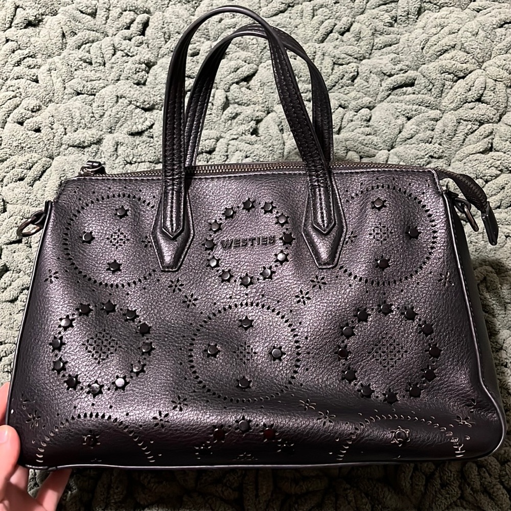 Black shoulder bag